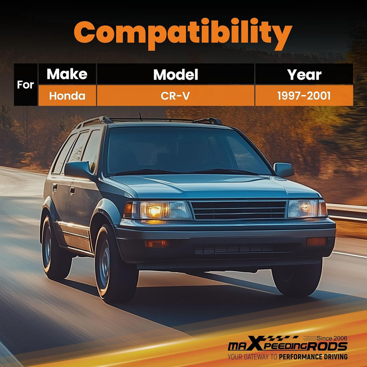 maXpeedingrods 3” Front & Rear Lift Leveling Kit for Honda CR-V 1997-2001