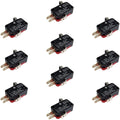 Limit Switch V-155-1C25 for Arduino, ESP32, ESP8266, Raspberry Pi – Durable Mechanical Switches for Projects, 10-Pack