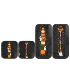 Dreaweet Pumpkin Ghost Halloween Handle Covers for Refrigerator and Oven