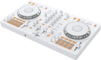 DDJ-FLX4 2-Channel DJ Controller, 16 Pads, White | For learners and improvers in white, 2-channel 2-deck controller