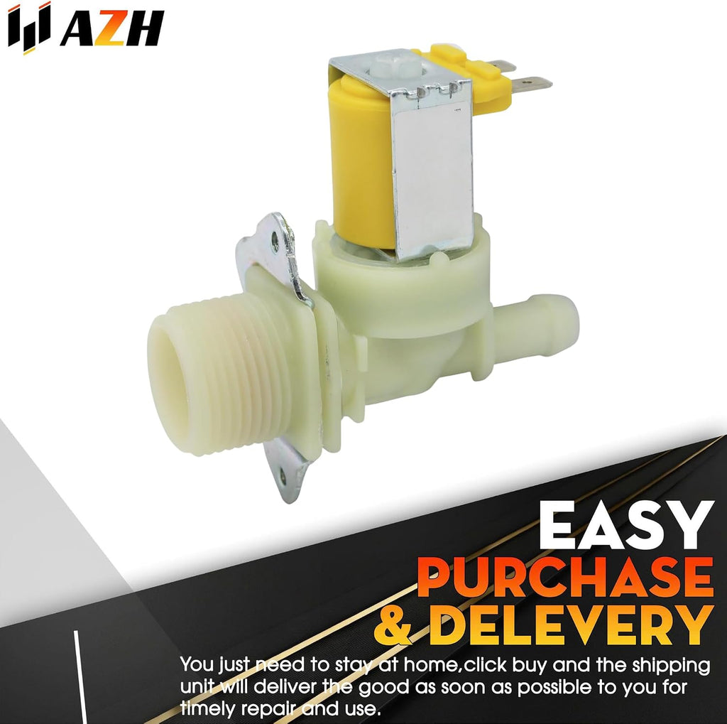 Water Inlet Valve Replacement for Samsung DW50T6060US DW60R2014AP DW60R2014US DW80CG4021SRAA DW80CG4021WQAA DW80CG4051SRAA Dw80cg4051sraa Dishwasher