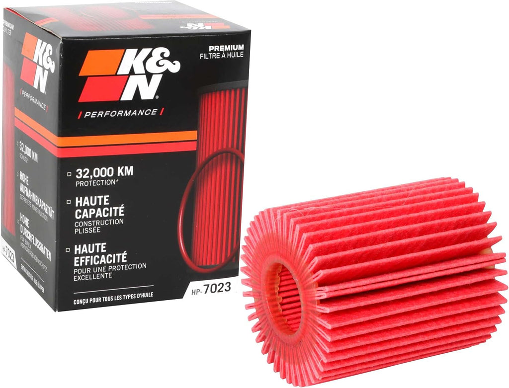 K&N Oil Filter: 20,000 Mile Engine Protection, High Efficiency, HP-7023
