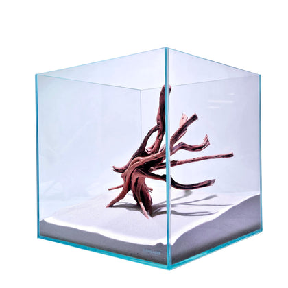 Lifegard Aquariums - 5 Gallon Cube Low Iron Ultra Clear Glass Tank 5mm - 10.47''x10.9''x10.9''