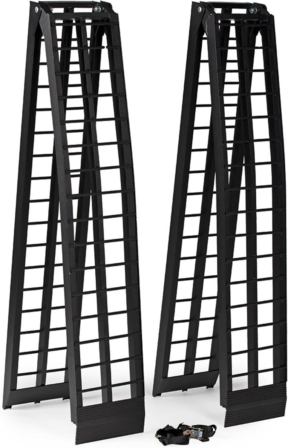 Aluminum ATV Motorcycle Loading Ramps, 1,200 lb, 10 Ft, 2-Pack