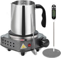 Candle Making Kit/Supplies with Electric Hot Plate(Silver Gray) | Wax Melter for Candle Making,Candle Making Supplies