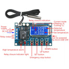 Electronic Thermostat Controller, DC 6-30V 24V Digital Temperature Control Board -50 to +110 Degree Celsius High