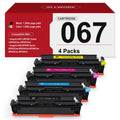 067 Toner Cartridge Set 4 Pack Replacement for Canon 067 MF654Cdw