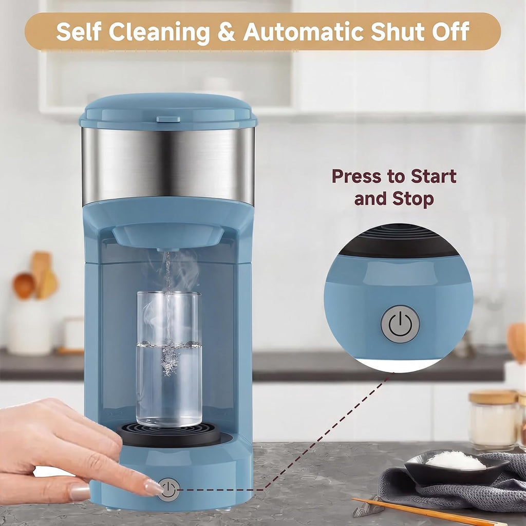 Single Serve Coffee Maker, 2 in 1 Brewer for K Pod & Ground Coffee, 90s Rapid Brew 6 to 14oz Capacities with Auto