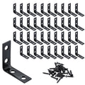 1-1/2" L Brackets, 40 Pack Metal Corner Braces