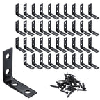 1-1/2" L Brackets, 40 Pack Metal Corner Braces