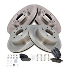 TRQ Brake Pad & Rotor Kit Ceramic