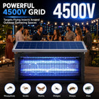 2026 Solar Bug Zapper Outdoor Waterproof Mosquito Repellent Outdoor Patio | 4500V Mosquito Trap & Killer for