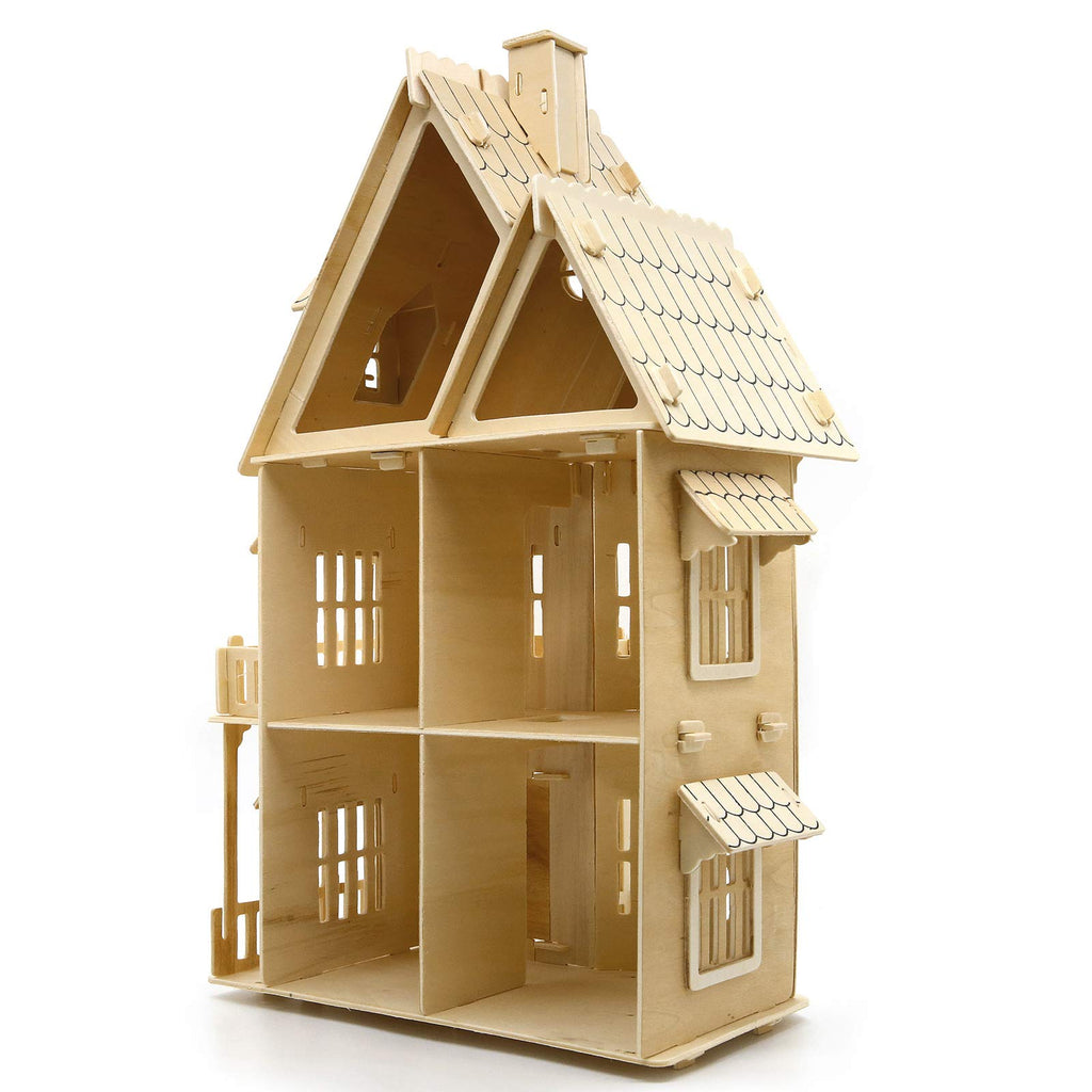 3D House Jigsaw Puzzle Model Kit - CUTEROOM Fantasy Villa Dollhouse