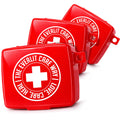 EVERLIT Pocket-Aid Kit | Travel-Friendly Hard-Shell Cases with 50 Items for Cuts, Scrapes, Burn & Wound Care | Pack