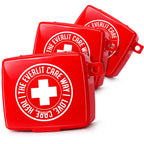 EVERLIT Pocket-Aid Kit | Travel-Friendly Hard-Shell Cases with 50 Items for Cuts, Scrapes, Burn & Wound Care | Pack