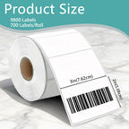 9800 Pcs 3"x2" Direct Thermal Labels, 14 Rolls, 700 Labels/Roll
