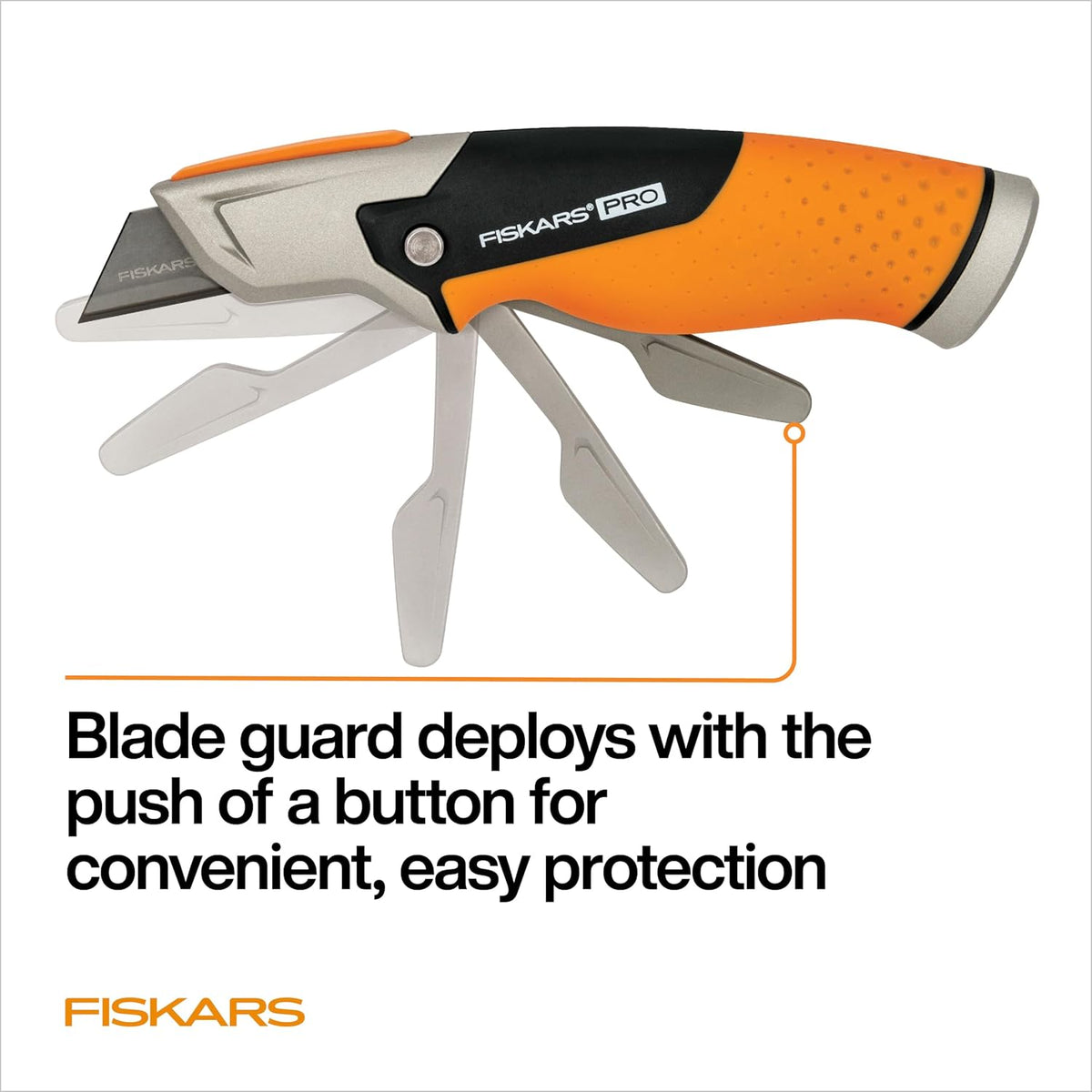 Pro Fixed Utility Knife, Orange/Black