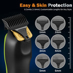 Beard Trimmer for Men, Rechargeable Cordless Hair Clipper