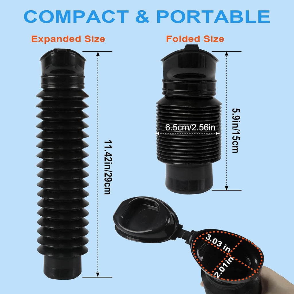 Pee Bottles for Men,Portable Urinal for Men,Collapsible Urine Bottle 750ML | Car Urinals for Men and Women,Emergency
