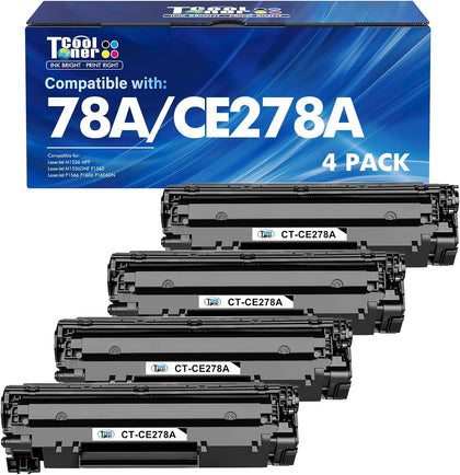 78A CE278A Black Toner Cartridge for HP LaserJet M1536dnf P1606dn P1566 | Compatible for HP 78A Toner Cartridge