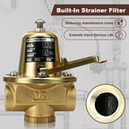 110192 FB-38 1/2'' Pressure Reducing Valve For Hot Water Boiler System