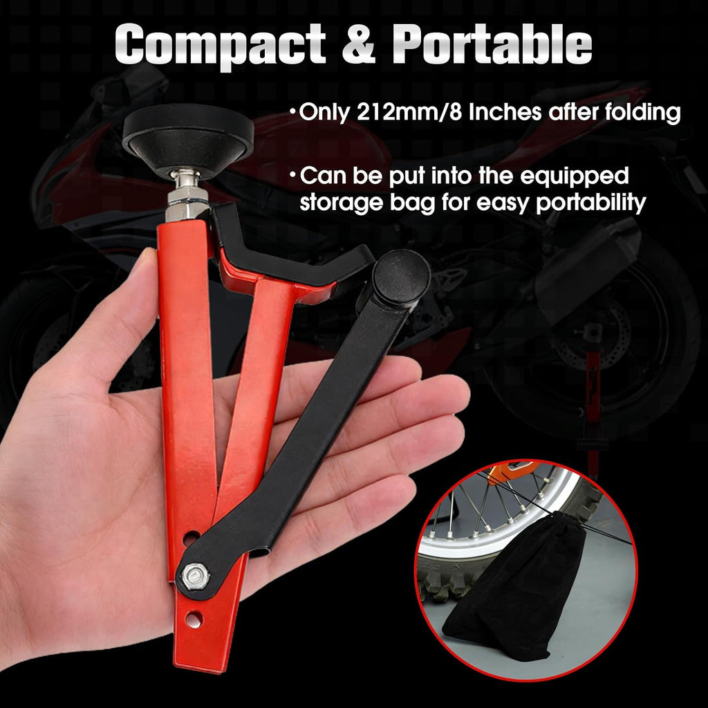 Motorcycle Stand Rear Wheel Stand Red