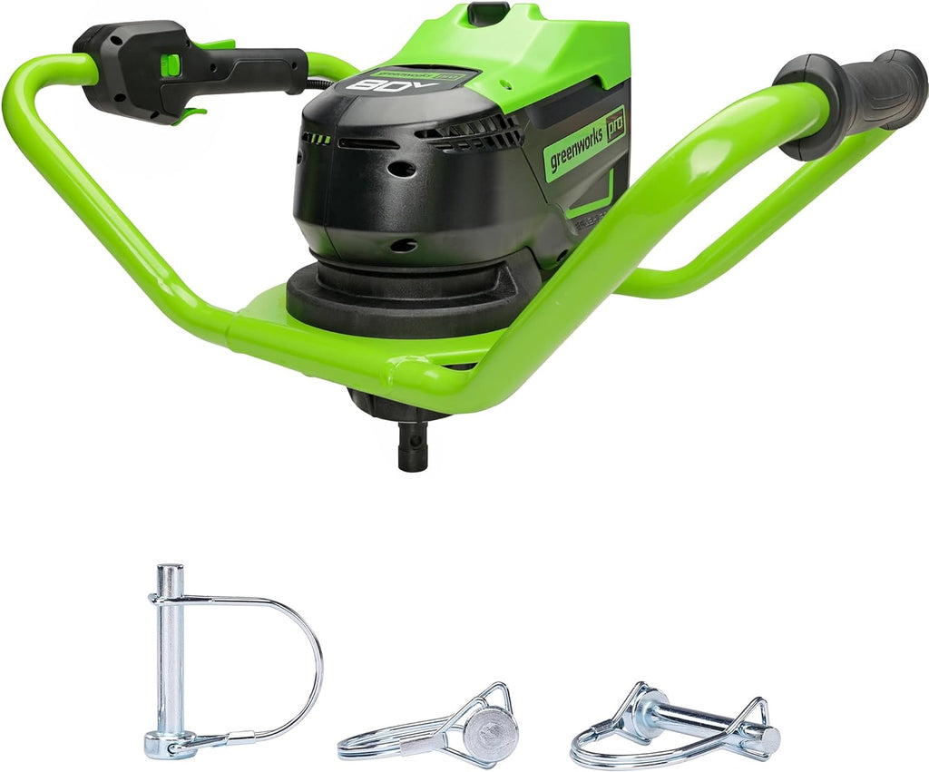 Pro 80V Brushless (43CC Gas Equivalent) Earth Auger / Post Hole Digger - Auger Bit and Battery / Charger Sold Separately