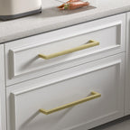 10 Pack 10-1/16" CC Brushed Gold Cabinet Pulls Kitchen Handles
