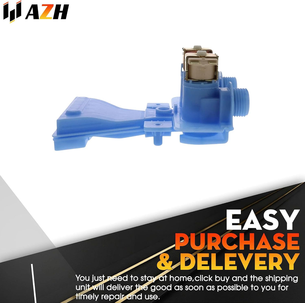Water Inlet Valve Replacement For General Electric GTW485ASJ2WS GTW485ASJ3WS GTW485ASJ4WS GTW485ASJ5WS GTW490ACJ0WS GTW490ACJ0WW GTW490ACJ1WS GTW490ACJ1WW GTW490ACJ2WS GTW490ACJ2WW GTW490ACJ3WS Washer