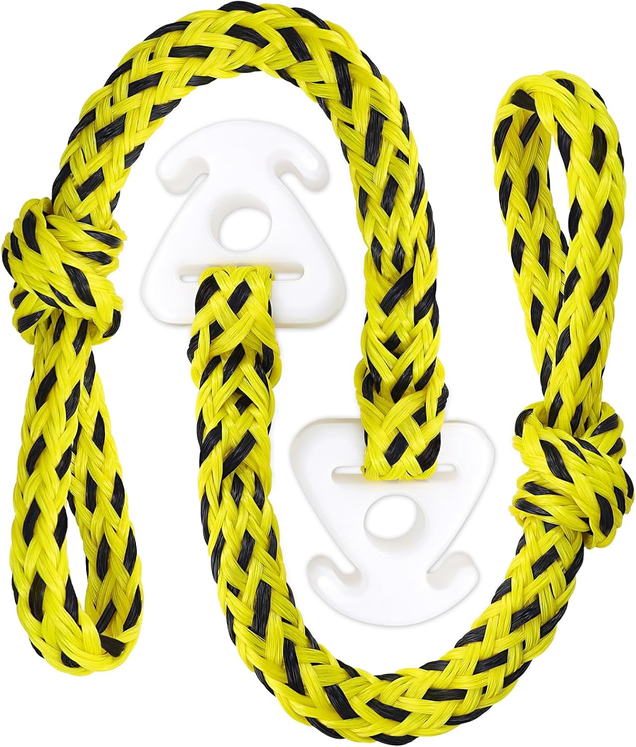 Tube Connector Boat Tow Rope, Quick Connect Tubing Ropes for 1-4 Rider