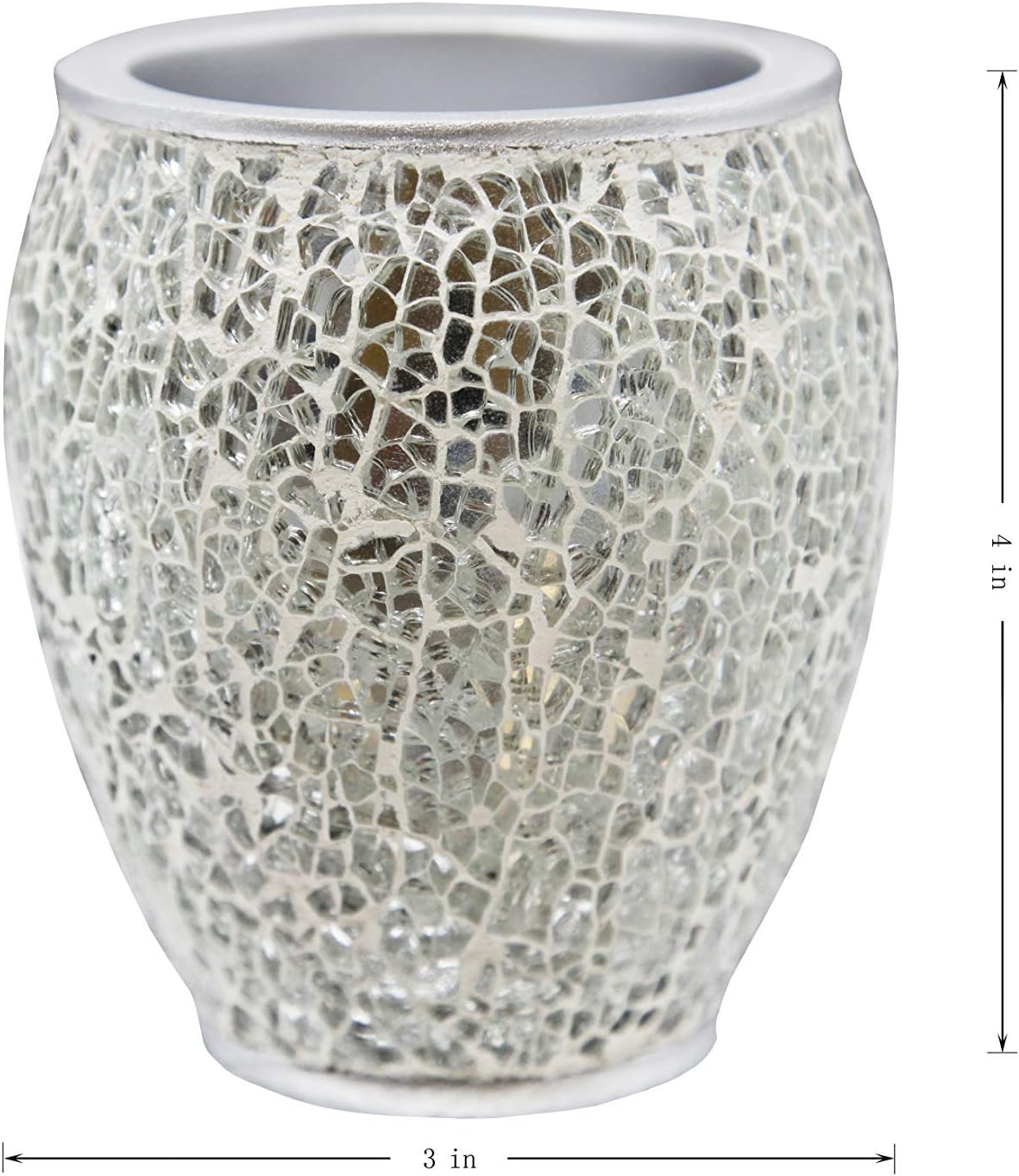 Luxury Modern Décor 4 Piece Bath Accessories Set Ensemble Included Bathroom Liquid Soap Lotion Dispenser Pump