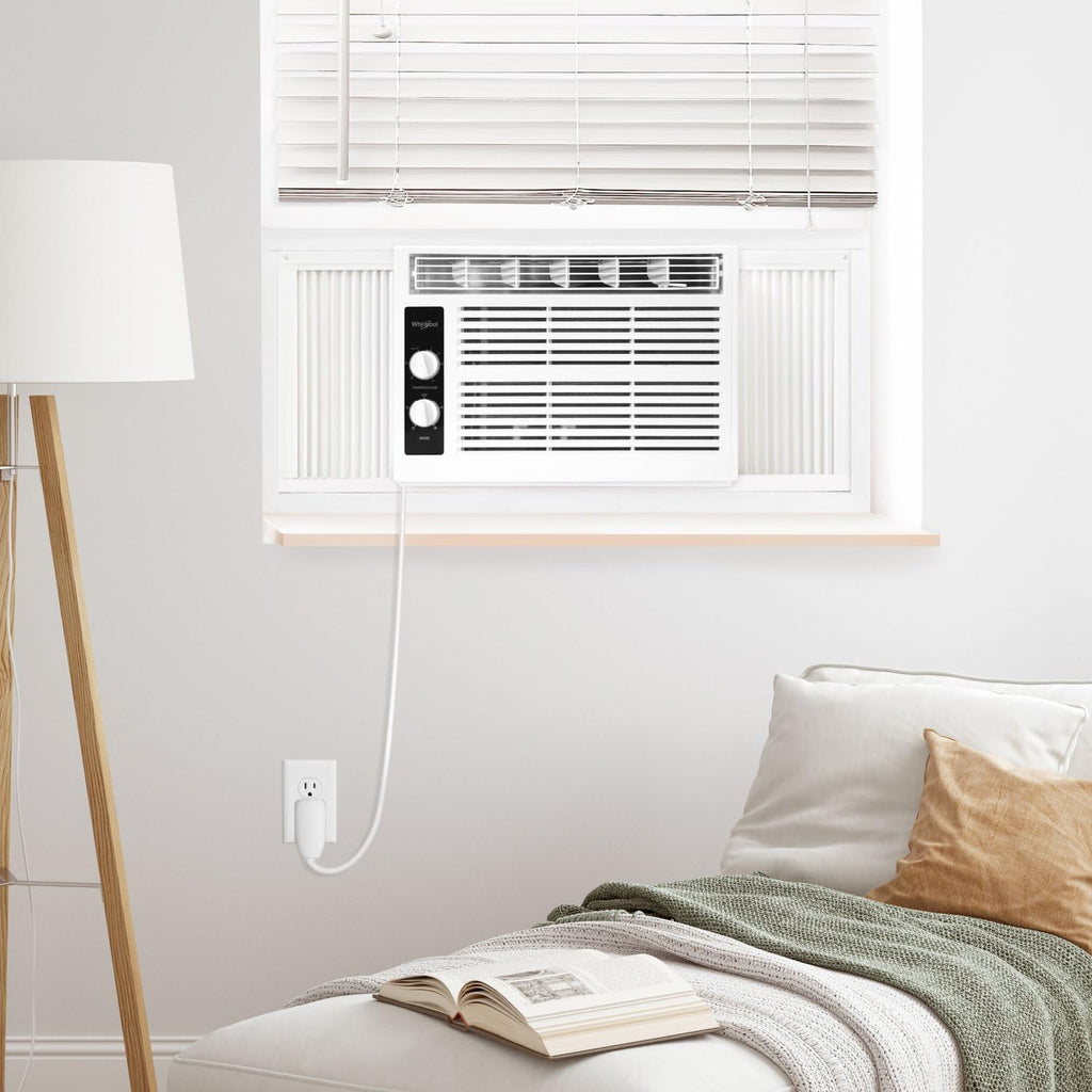 5,000 BTU Window Air Conditioner & Dehumidifier, White