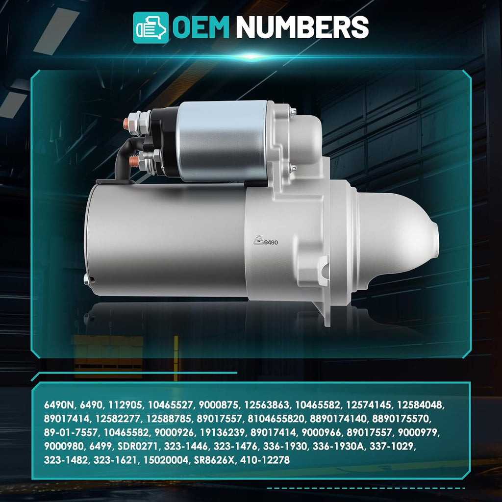 6490 Starter Motor Fit for Colorado Trailblazer,for GMC Canyon Envoy
