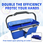 Window Cleaning Kit with Bucket,Squeegee for Window Cleaning