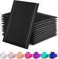 Black Bubble Mailers 4x8 Inches 50 Pack Self-seal Shipping Bags