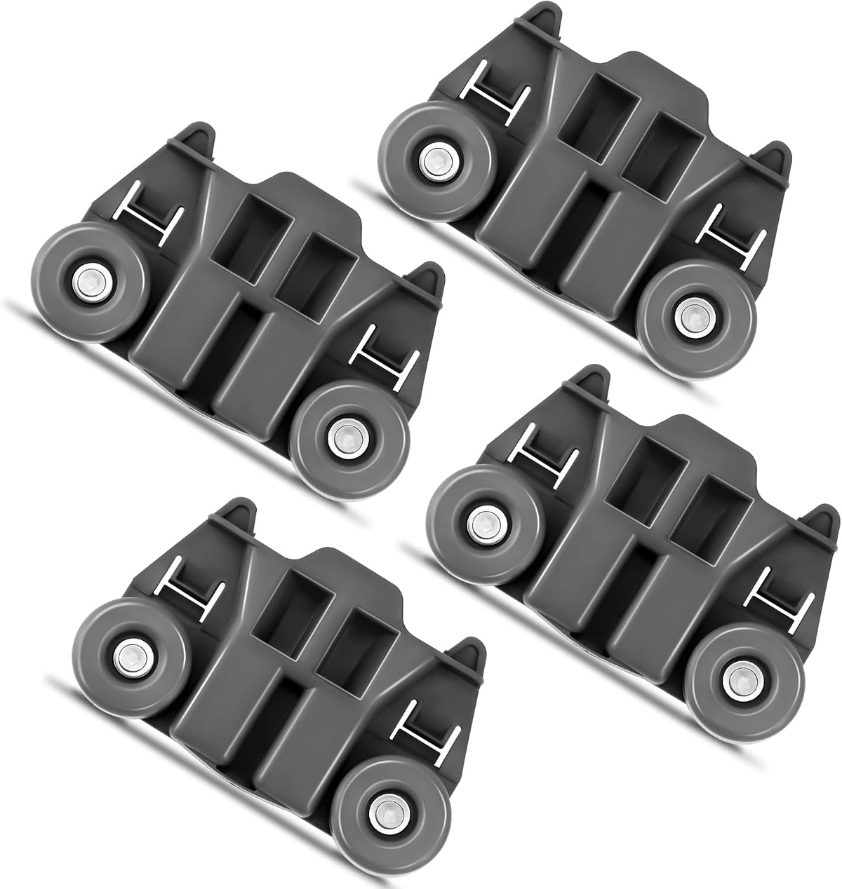 UPGRADED W10195417V WPW10195417V Dishwasher Wheels Lower Rack