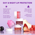4-Pack Lip Scrub & Lip Mask Set