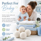 Wool Dryer Balls 4 Pack XL,Laundry Dryer Balls