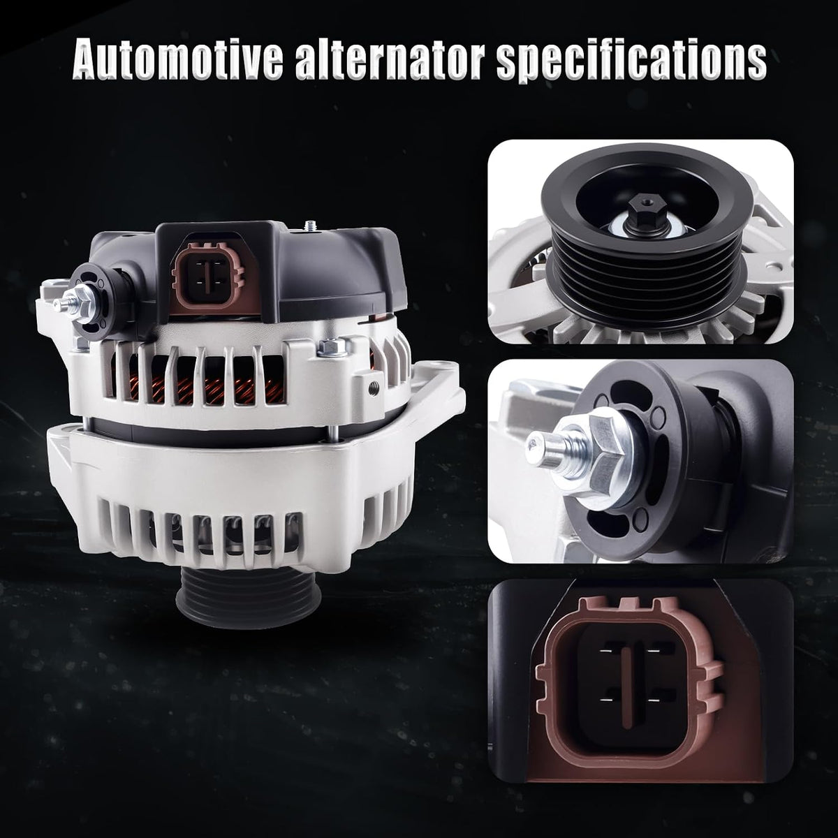 Alternator for 2004-2006 RX330, 2004-2007 Highlander V6 3.3L 11032N