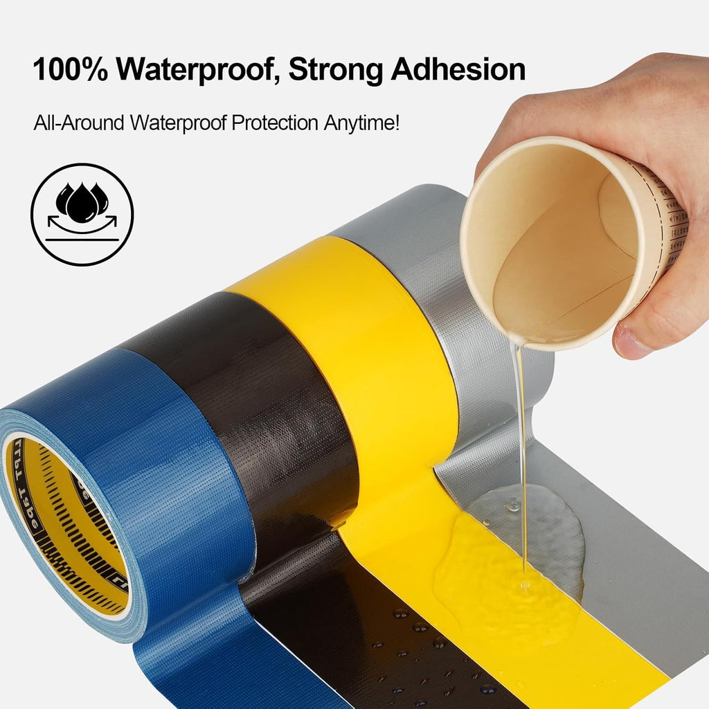 Colored Duct Tape 6 Premium Packs 2 Inch x 30 Ft Per Roll