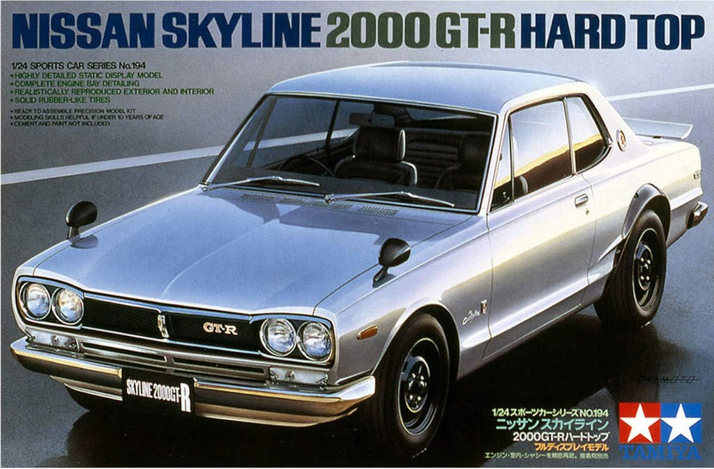 Nissan Skyline 2000 GT-R 1/24 Scale Model Kit 24194