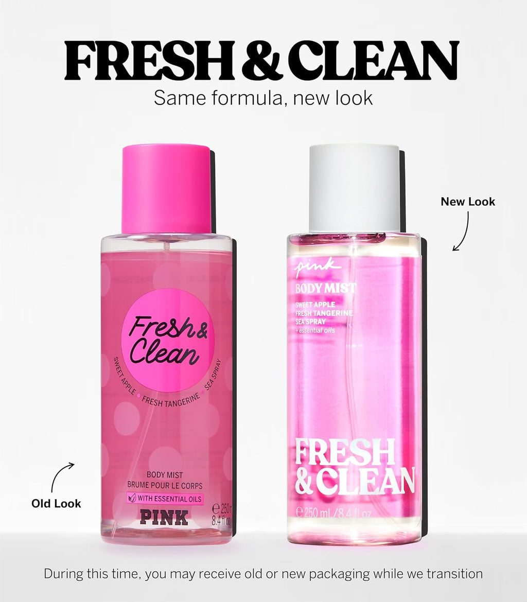 Body Fragrance Mist, Pink Fresh & Clean - 8.4 fl oz