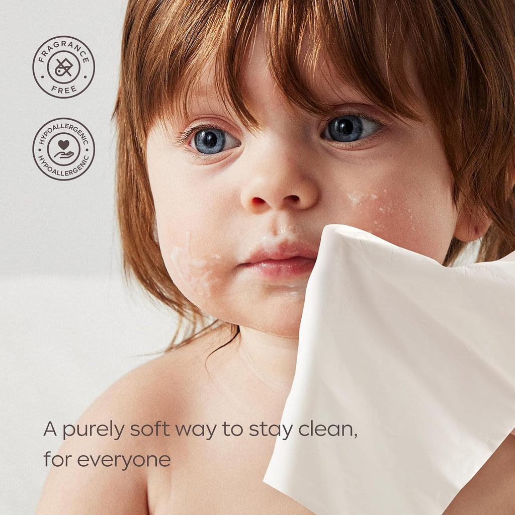 Cloud Touch Lotion Facial Tissues for Sensitive Skin & Noses, Ultra Soft 5-Ply, Hypoallergenic & Fragrance Free