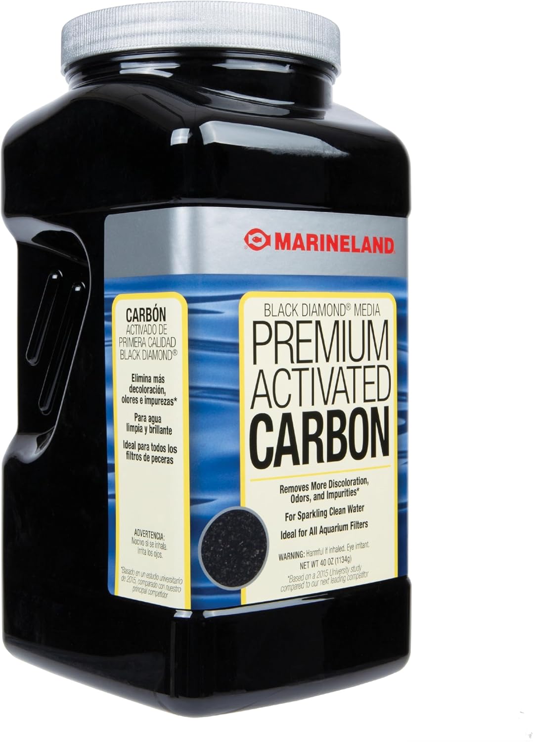 Black Diamond Carbon Filter Media For Aquariums, 40 oz