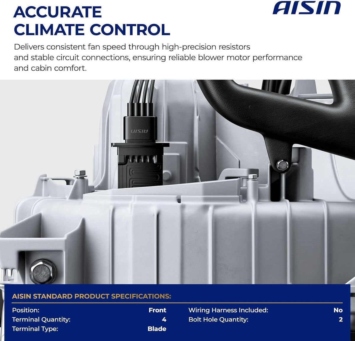 AISIN AFTERMARKET BMRH-00084 HVAC Blower Motor Resistor