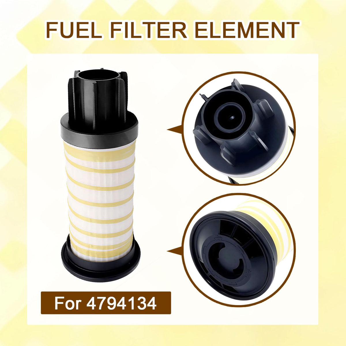 Fuel Filter Element 4794134 For Perkins 1204E-E44TA Engines