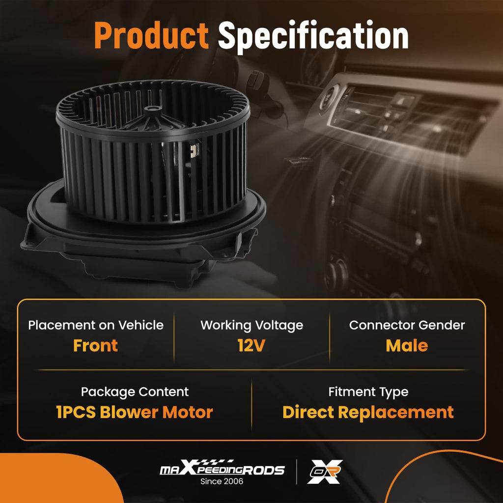 maXpeedingrods BOAD8587 HVAC Heater Blower Motor for Freightliner & Volvo