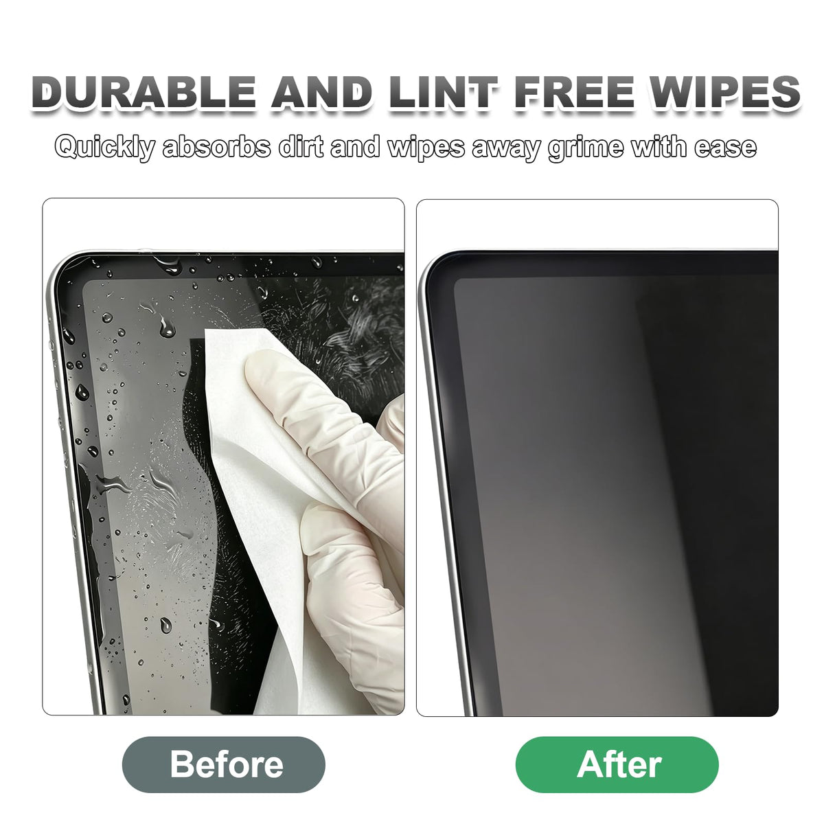 Cleanroom Wipes 6"x6" (300 Pcs, 56GSM)