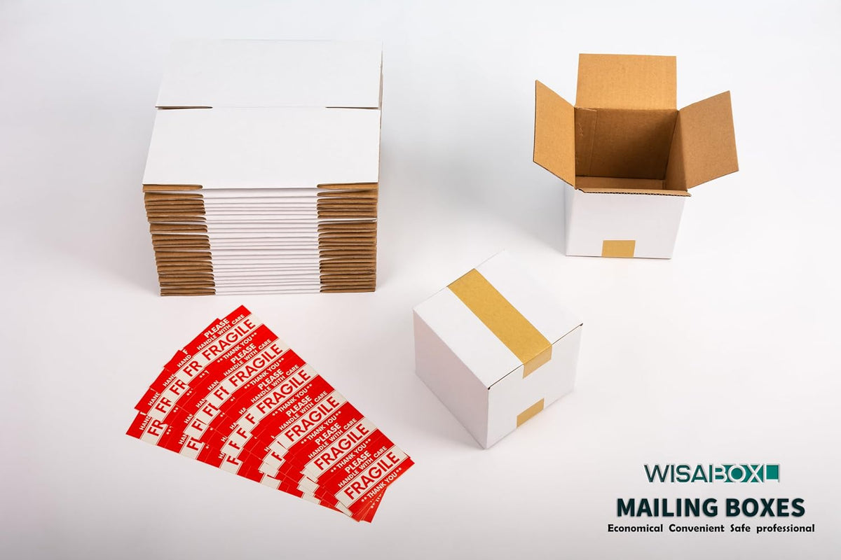 5x5x5 inch Shipping Box for Coffee Mug, Candle, Craft, 15 Pack
