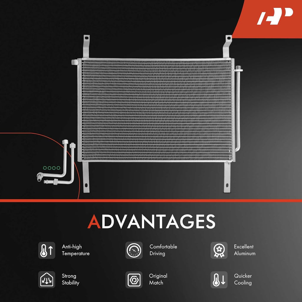 A-Premium Air Conditioning Condenser Compatible with Ford